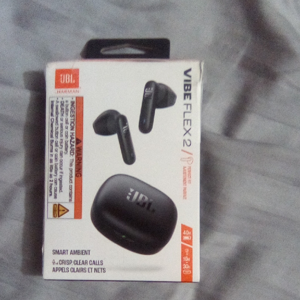 JBL Vibe Flex 2 Earbuds - Black